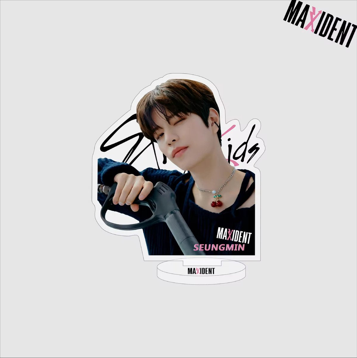 KPOP Idol Stray Kids MAXIDENT Seungmin Transparent Plastic Standee Acrylic Stand [Fotostandaard]