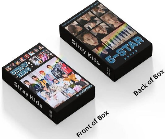 KPOP Idol 55pcs/box Stray Kids 5-STAR S-CLASS Laser Photocard Holographic Lomo Card [Fotokaarten]