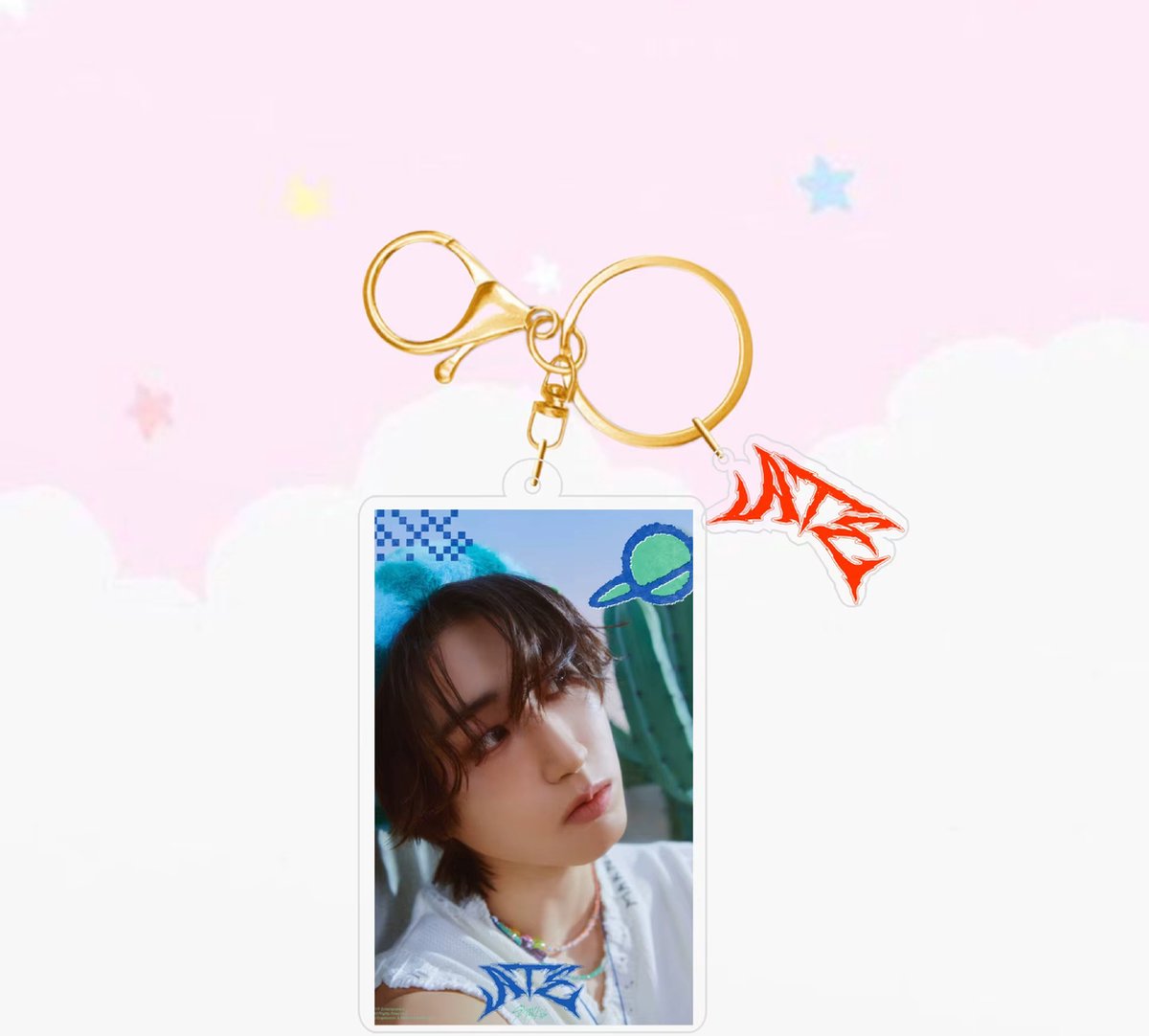 KPOP Idol Group Cute Cartoon Stray Kids ATE Plastic Keyring variant 4 [Sleutelhanger]