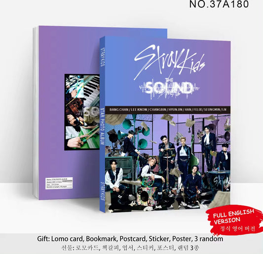 KPOP Idol Stray Kids THE SOUND Photobook [Fotobook]