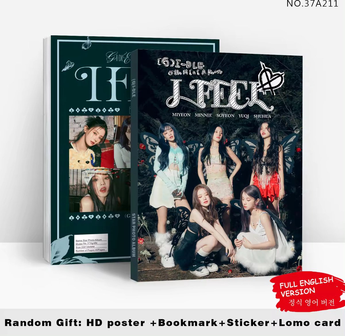 KPOP Idol Group (G)-IDLE I FEEL QUEENCARD Photobook variant 2 [Fotobook]