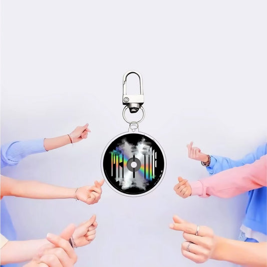 KPOP Idol Bangtan Boys BTS Dynamite Map Of The Soul BE Yet To Come Plastic Keyring variant 3 [Sleutelhanger]