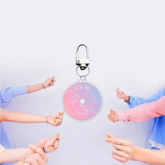 KPOP Idol Bangtan Boys BTS Dynamite Map Of The Soul BE Yet To Come Plastic Keyring variant 8 [Sleutelhanger]