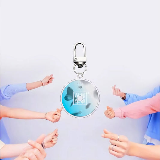 KPOP Idol Bangtan Boys BTS Dynamite Map Of The Soul BE Yet To Come Plastic Keyring variant 13 [Sleutelhanger]