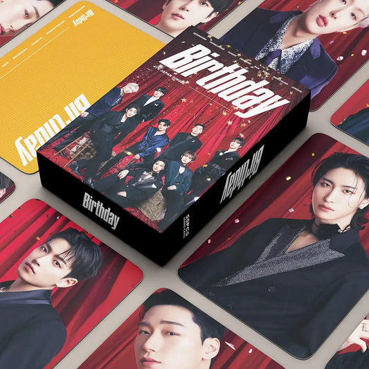 KPOP 55pcs/box ATEEZ 4th JAPAN SINGLE BIRTHDAY Photocard [Fotokaarten]