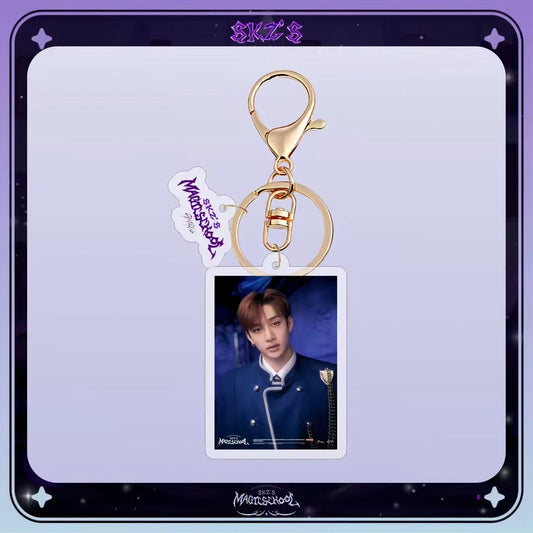 KPOP Idol Stray Kids SKZ'S MAGIC SCHOOL Han Plastic Keyring Acrylic Keychain [Sleutelhanger]