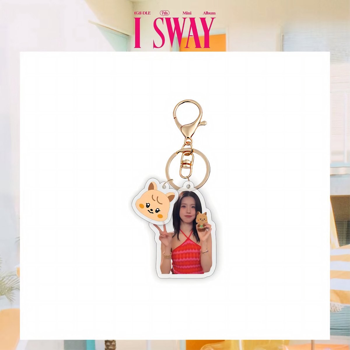 KPOP Idol Group (G)I-DLE I SWAY Plastic Keyring variant 4 [Sleutelhanger]