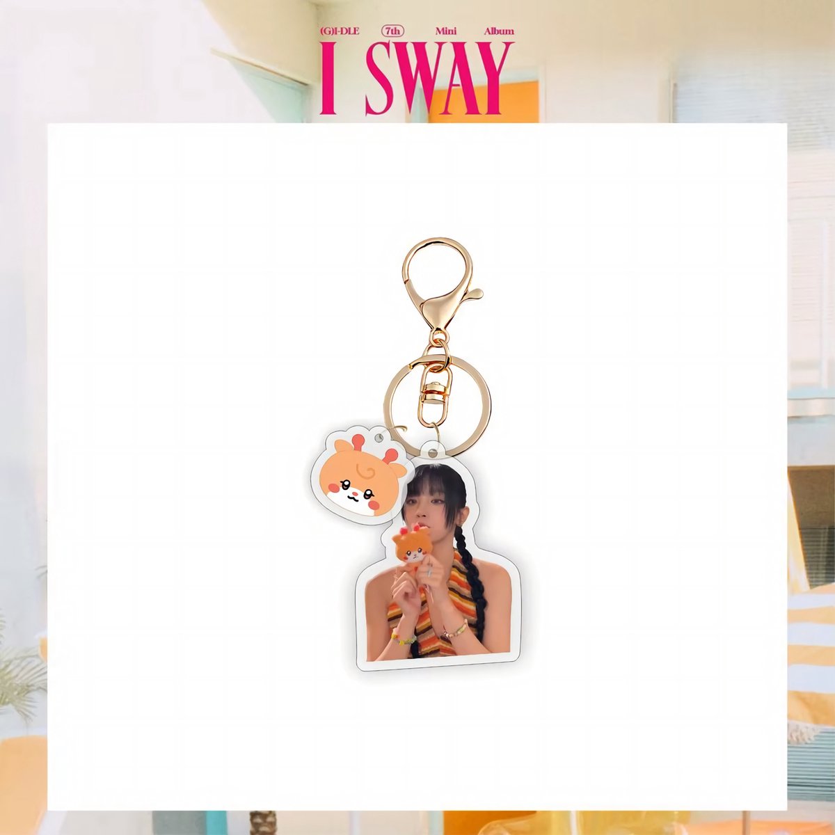 KPOP Idol Group (G)I-DLE I SWAY Plastic Keyring variant 5 [Sleutelhanger]