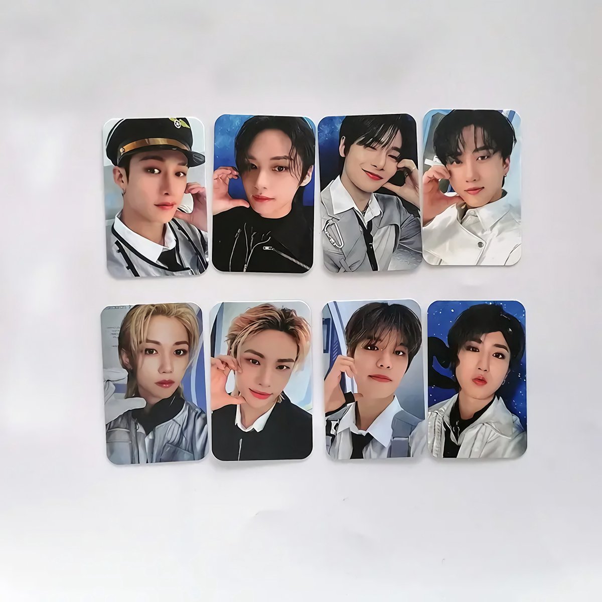 KPOP 8pcs/set Stray Kids 5-STAR 3RD FANMEETING PILOT Photocard [Fotokaarten]