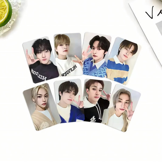 KPOP Idol 8pcs/set Stray Kids ROCK-STAR Christmas Photocard [Fotokaarten]