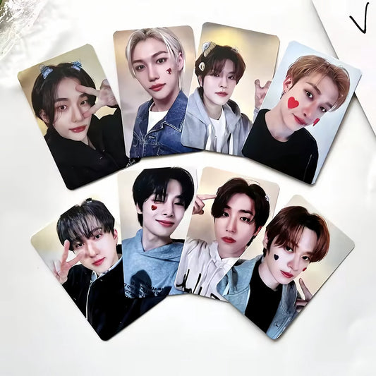 KPOP 8pcs/set Stray Kids ROCK-STAR Photocard variant 2 [Fotokaarten]