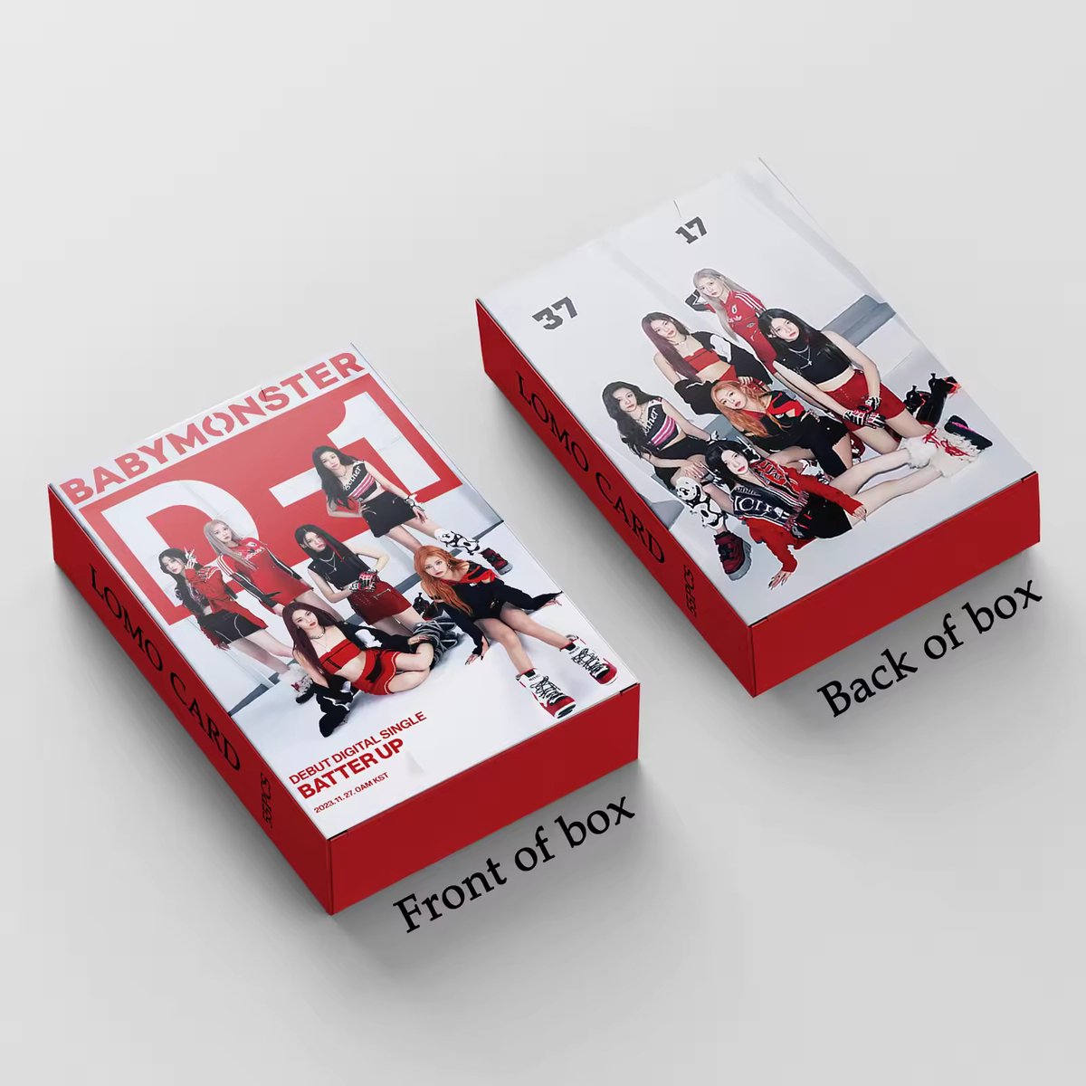 KPOP 55pcs/box BABY MONSTER BATTER UP Photocard [Fotokaarten]