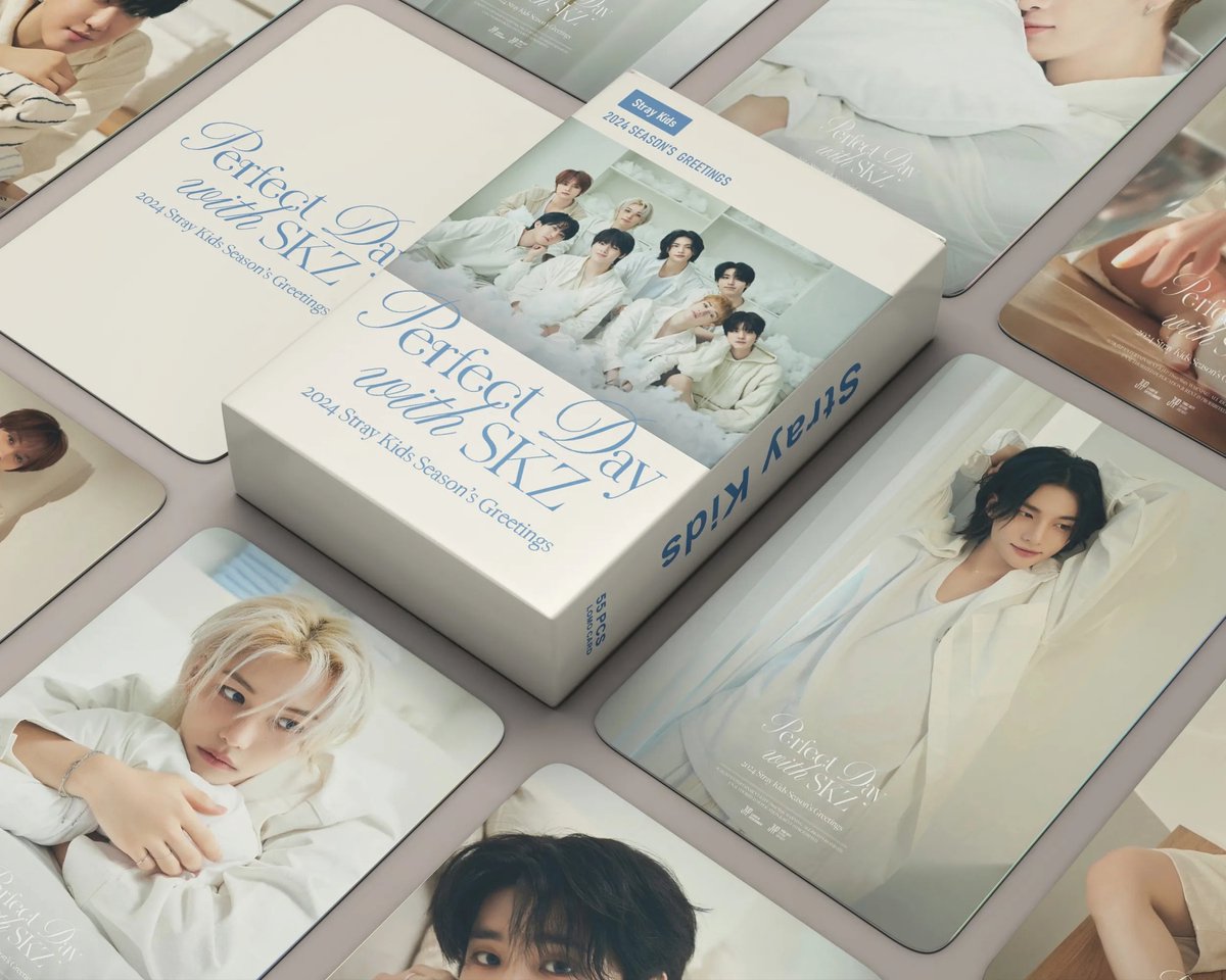 KPOP Idol 55pcs/box Stray Kids 2024 Season's Greetings Perfect Day with SKZ Photocard Lomo Card [Fotokaarten]