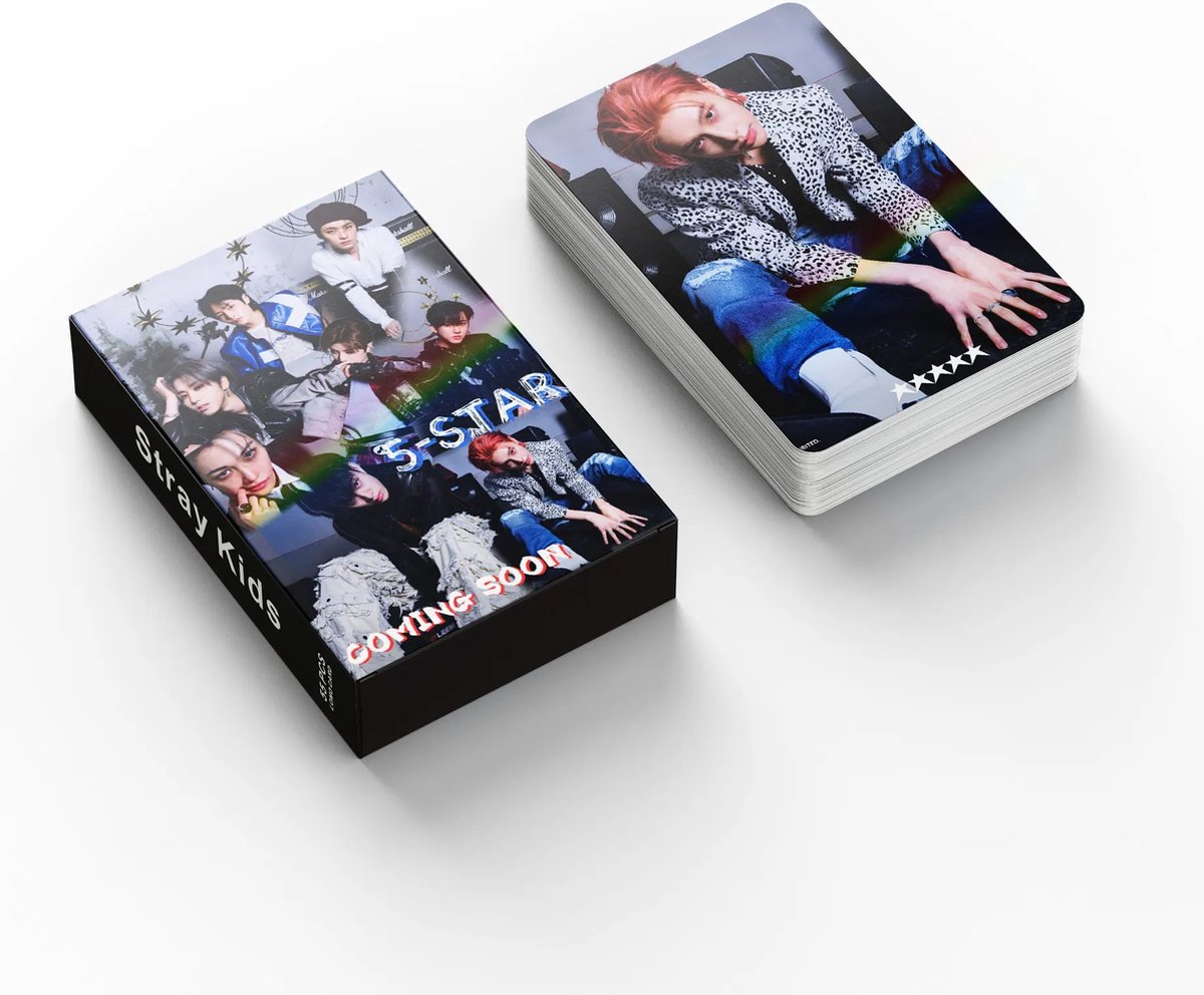 KPOP Idol 55pcs/box Stray Kids 5-STAR S-CLASS Laser Photocard Holographic Lomo Card [Fotokaarten]