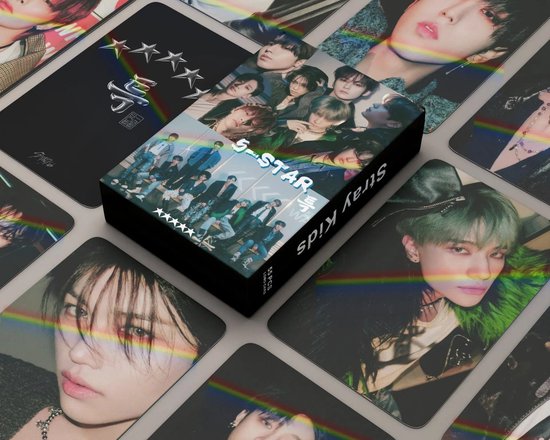 KPOP Idol 55pcs/box Stray Kids 5-STAR S-CLASS Laser Photocard Holographic Lomo Card [Fotokaarten]