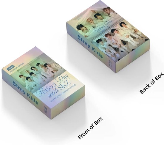 KPOP Idol 55pcs/box Stray Kids 2024 Season's Greetings Perfect Day with SKZ Holographic Photocard Laser Lomo Card [Fotokaarten]