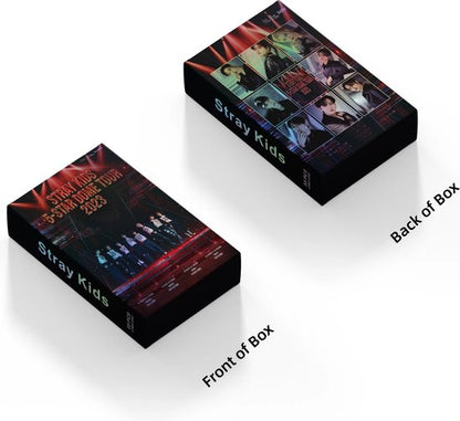 KPOP Idol 55pcs/box Stray Kids 5-STAR Dome World Tour Laser Photocard Holographic Lomo Card [Fotokaarten]