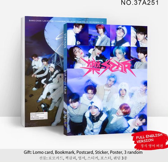 KPOP Idol Stray Kids ROCK-STAR Photobook variant 1 [Fotobook]