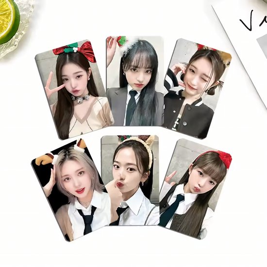 KPOP 6pcs/set IVE Christmas Photocard [Fotokaarten]