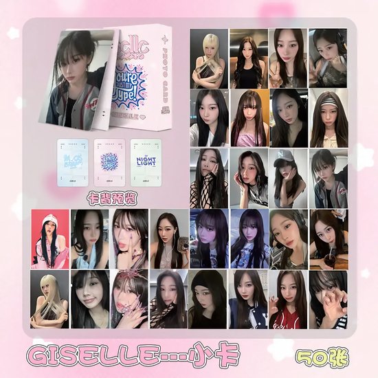 KPOP 50pcs/box Winter Laser Photocard [Fotokaarten]