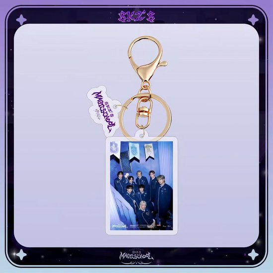 KPOP Idol Stray Kids SKZ'S MAGIC SCHOOL Group Plastic Keyring Acrylic Keychain [Sleutelhanger]