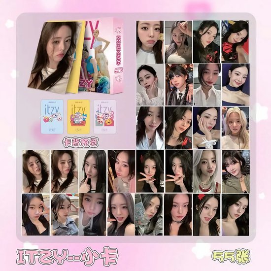 KPOP 50pcs/box ITZY Laser Photocard [Fotokaarten]