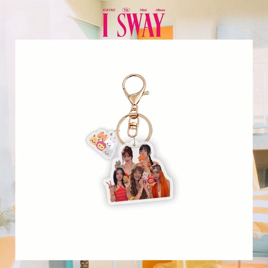 KPOP Idol Group (G)I-DLE I SWAY Plastic Keyring variant 6 [Sleutelhanger]