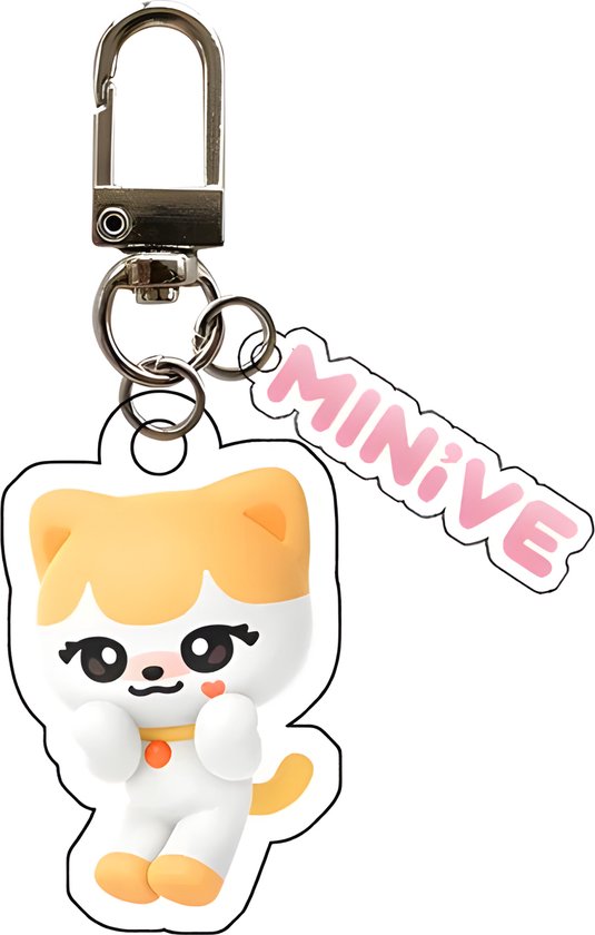 MINIVE Cartoon Keyring Acrylic Keychain