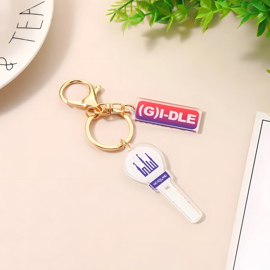 KPOP Lightstick Keyring Keychain Acrylic (various artist)