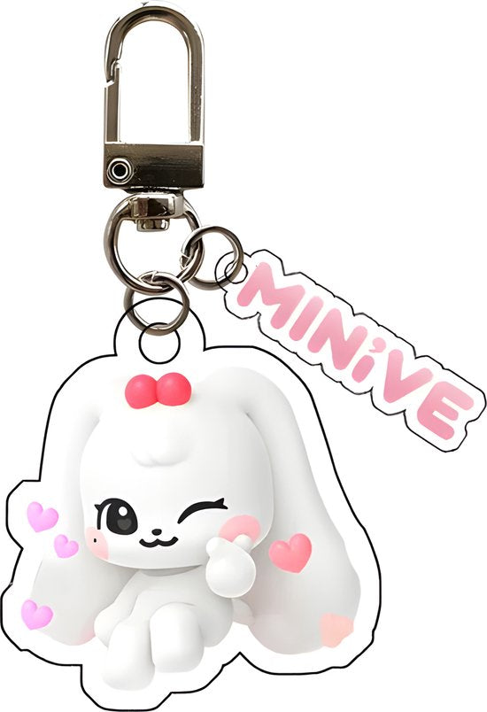 MINIVE Cartoon Keyring Acrylic Keychain