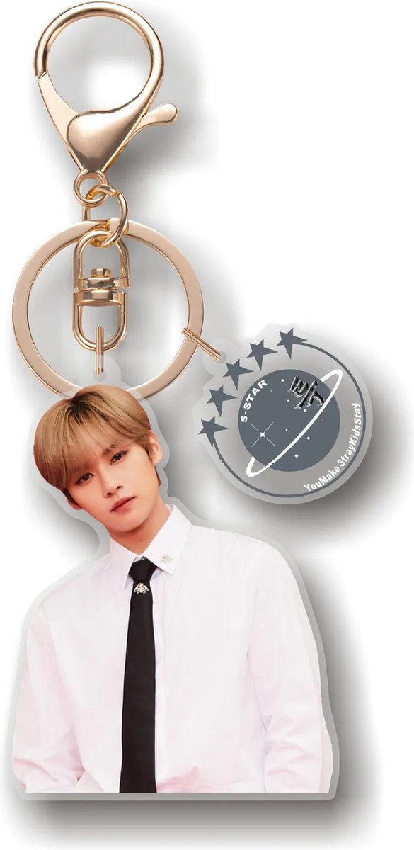 KPOP Stray Kids 5-STAR Plastic Keyring